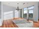 Elegant dining room with hardwood floors and water views at 252 Cooper River Dr, Mount Pleasant, SC 29464