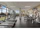 Modern fitness center with various equipment and large windows at 252 Cooper River Dr, Mount Pleasant, SC 29464