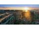 Aerial view of the community at sunset at 252 Cooper River Dr, Mount Pleasant, SC 29464