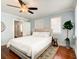 Spacious bedroom with hardwood floors and a ceiling fan at 8 Sires St # A&B, Charleston, SC 29403