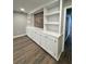 Built-in shelving and storage in the finished basement at 401 Constance St, Walterboro, SC 29488