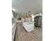 Modern kitchen featuring stainless steel appliances and an expansive island at 401 Constance St, Walterboro, SC 29488
