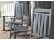 Porch with rocking chairs and screen enclosure at 1698 Cultivation Ln # 541, Mount Pleasant, SC 29466