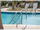 Inviting pool with steps and handrails at 1698 Cultivation Ln # 541, Mount Pleasant, SC 29466