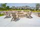 Enjoy evenings by the fire pit with seating for six at 1698 Cultivation Ln # 541, Mount Pleasant, SC 29466