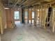 New home construction framing of a bedroom at 119 Ashley Cove Way, Summerville, SC 29483