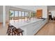 Modern kitchen with island and water views at 3067 Marshgate Dr, Seabrook Island, SC 29455