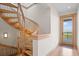Unique spiral staircase with wood railing and modern design at 3067 Marshgate Dr, Seabrook Island, SC 29455