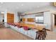 Spacious kitchen with white cabinets and wood countertops at 3067 Marshgate Dr, Seabrook Island, SC 29455