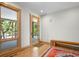 Light and airy entryway with hardwood floors and access to a deck at 3067 Marshgate Dr, Seabrook Island, SC 29455