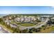Aerial view of resort clubhouse and golf course at 3067 Marshgate Dr, Seabrook Island, SC 29455