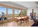 Bright dining room with ocean views and seating for six at 3067 Marshgate Dr, Seabrook Island, SC 29455