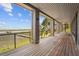 Spacious deck with water views and access to multiple rooms at 3067 Marshgate Dr, Seabrook Island, SC 29455
