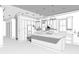 Modern kitchen with island and ample cabinet space at 7002 Ladson Jackson Ln, James Island, SC 29412