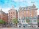 Building exterior showcasing architectural details and street-level shops at 609 King St # 349, Charleston, SC 29403