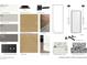 Material board for entry and powder room, showing finishes and fixtures at 211 Seven Farms Dr # 301, Charleston, SC 29492