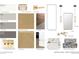 Material board for entry and powder room, showing finishes and fixtures at 211 Seven Farms Dr # 301, Charleston, SC 29492