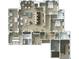 Floorplan of a spacious condo with multiple bedrooms and bathrooms at 211 Seven Farms Dr # 302, Charleston, SC 29492