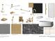 Primary bathroom featuring a soaking tub, gold fixtures, and a walk-in shower at 211 Seven Farms Dr # 302, Charleston, SC 29492