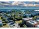 Aerial view of community near a bridge and waterway at 211 Seven Farms Dr # 302, Charleston, SC 29492