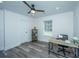 Home office with desk, chair, and built-in shelving at 3820 Gardenhill Rd, Mount Pleasant, SC 29429