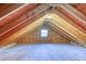 Unfinished attic space in garage with plywood flooring at 3820 Gardenhill Rd, Mount Pleasant, SC 29429
