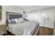 Serene bedroom with plush bed and gray accents at 1720 Live Oak Park, Seabrook Island, SC 29455