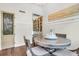Round dining table with chairs in a bright, eat-in kitchen area at 1720 Live Oak Park, Seabrook Island, SC 29455