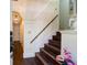 Elegant entryway with dark hardwood floors and staircase at 1720 Live Oak Park, Seabrook Island, SC 29455