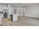 Open kitchen with stainless steel appliances and island at 253 River Martin Ct, Summerville, SC 29483