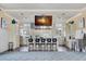 Fully equipped community kitchen with modern appliances and an island at 253 River Martin Ct, Summerville, SC 29483