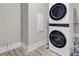 Laundry room with stackable washer and dryer at 253 River Martin Ct, Summerville, SC 29483