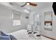 Bright bedroom with a queen bed, en-suite bathroom, and ample closet space at 40 Morris St, Charleston, SC 29403
