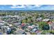 Aerial view of a residential neighborhood showcasing a variety of houses at 40 Morris St, Charleston, SC 29403