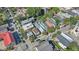 Aerial view showcasing the house's location and neighborhood at 40 Morris St, Charleston, SC 29403