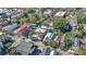 Aerial photo of a neighborhood with various colorful homes at 40 Morris St, Charleston, SC 29403