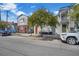 Wide street view showing the house's location and surroundings at 40 Morris St, Charleston, SC 29403