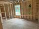 Unfinished bedroom in a new house under construction at 123 Ashley Cove Way, Summerville, SC 29483
