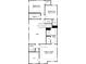 Upstairs floorplan with 3 bedrooms, 2 baths, and a loft at 3104 Sandy Pearl Way, Mount Pleasant, SC 29466