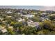 Aerial view of the property and neighborhood near the beach at 108 Carolina Blvd, Isle of Palms, SC 29451