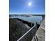Serene view of wooden docks extending over the water at 3001 Buccaneer Rd, Isle of Palms, SC 29451