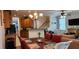 Open kitchen with an island and modern appliances at 9120 Parlor Dr, Ladson, SC 29456