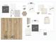 TID 140: Kitchen and bathroom design featuring various materials and finishes at 702 Maynard Ln, Summerville, SC 29486