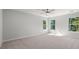 Well-lit bedroom with carpet and ceiling fan at 111 Ashley Cove Way, Summerville, SC 29483