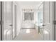 Modern bathroom with double vanity, soaking tub, and glass shower at 111 Ashley Cove Way, Summerville, SC 29483