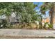 Vacant lot with mature palms; ready for new construction at 66 Cooper St, Charleston, SC 29403