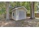 New storage shed in backyard at 124 Sweet Alyssum Dr, Ladson, SC 29456
