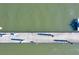 High-angle view of a long wooden dock extending over water at 2 Mcdonough Rd # F-2, Folly Beach, SC 29439