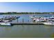 Boats docked at a marina with many slips available at 2 Mcdonough Rd # F-2, Folly Beach, SC 29439