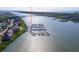 Aerial view of marina with many boats and slips at 2 Mcdonough Rd # F-2, Folly Beach, SC 29439